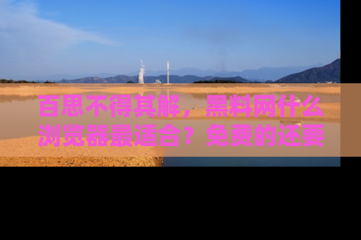 百思不得其解,黑料网什么浏览器最适合?免费的还要能吃瓜太难了!