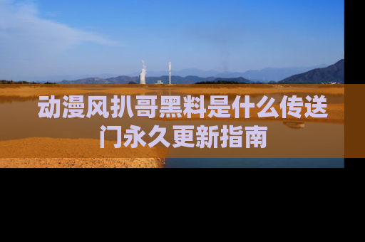 动漫风扒哥黑料是什么传送门永久更新指南
