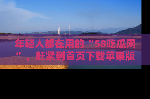 年轻人都在用的“58吃瓜网”，赶紧到首页下载苹果版吧！