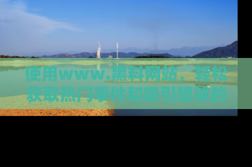 使用www.黑料网站，轻松获取热门事件和吸引眼球的黑料