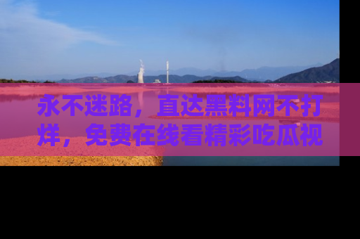 永不迷路,直达黑料网不打烊,免费在线看精彩吃瓜视频!