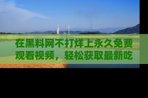 在黑料网不打烊上永久免费观看视频,轻松获取最新吃瓜资讯!